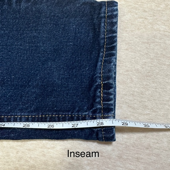 Levi's Men’s 531 Dark Blue Cotton Skinny Jeans Size 32 - Picture 8 of 8